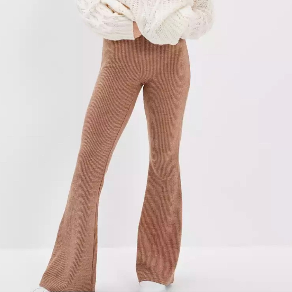 AE Super High-Waisted Sweater Flare Pant NWOT